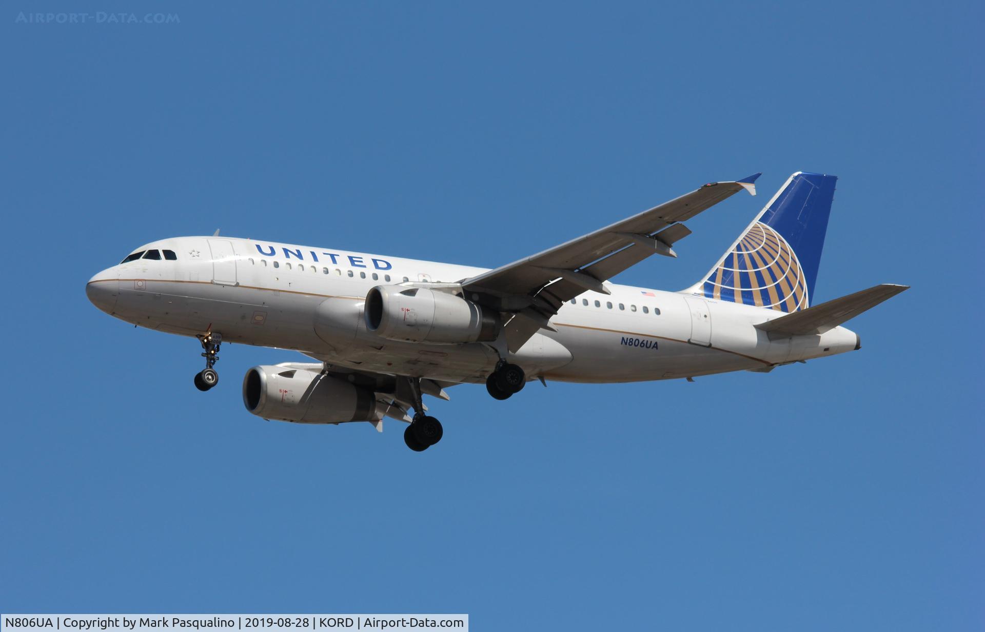 N806UA, 1998 Airbus A319-131 C/N 788, Airbus A319-131