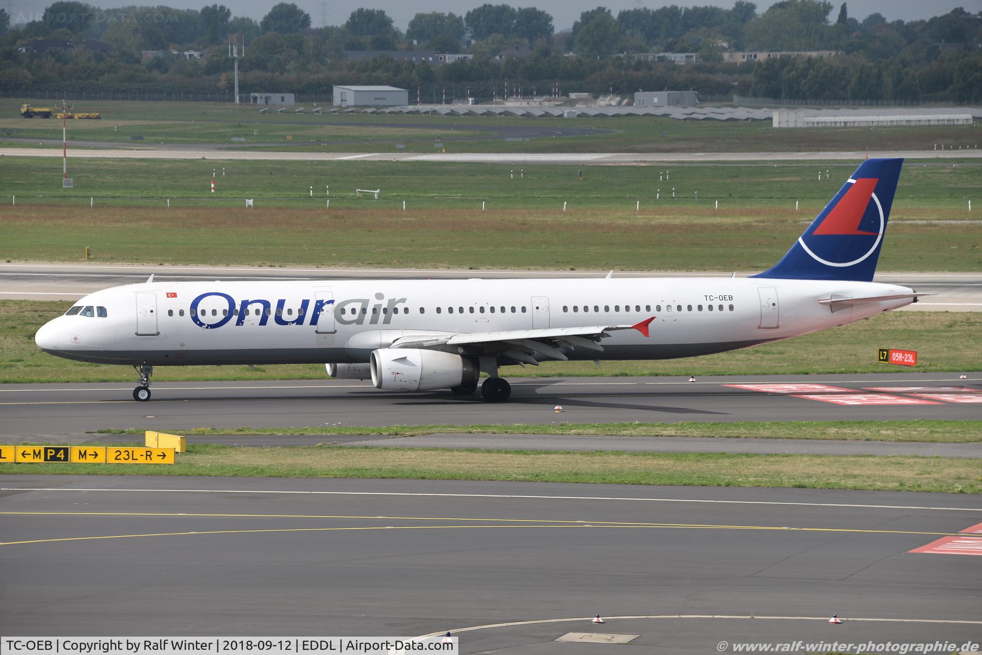 TC-OEB, 1999 Airbus A321-231 C/N 968, Airbus A321-231 - 8Q OHY Onur Air - 968 - TC-OEB - 12.09.2018 - DUS
