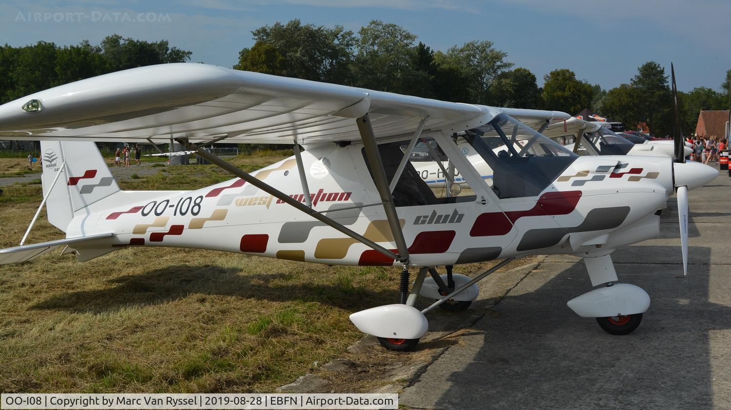 OO-I08, 2019 Comco Ikarus C42C C/N 1907-7570, Koksijde opendoor.