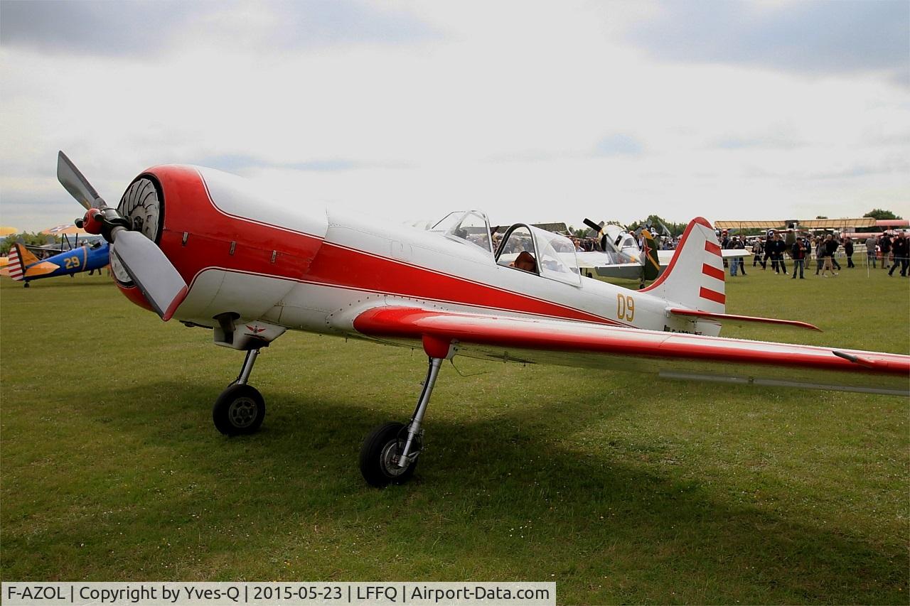 F-AZOL, 1977 Yakovlev Yak-50 C/N 77-1009, Yakovlev YAK-50, Static display, La Ferté-Alais airfield (LFFQ) Airshow 2015