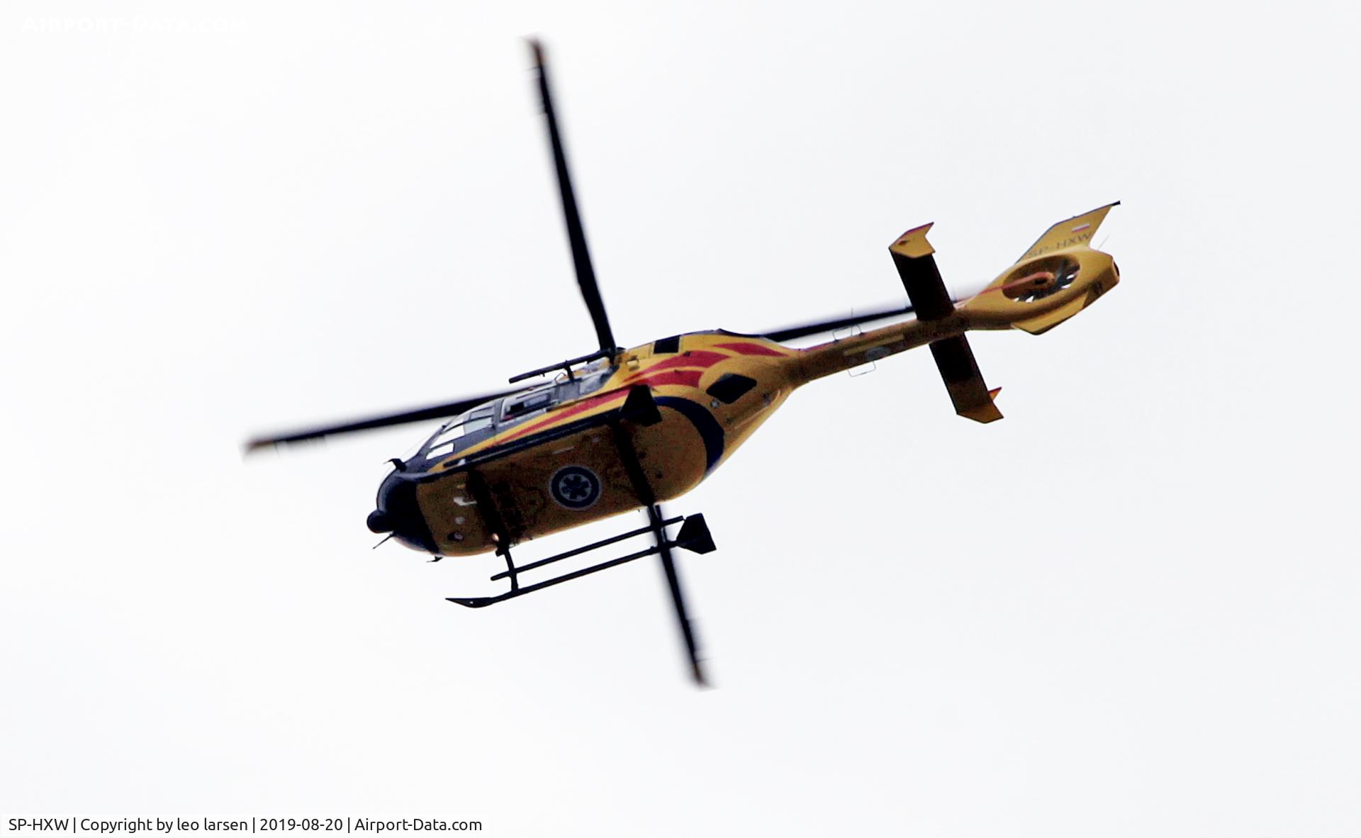 SP-HXW, 2010 Eurocopter EC-135P-2+ C/N 0943, Krakow town 20.8.2019