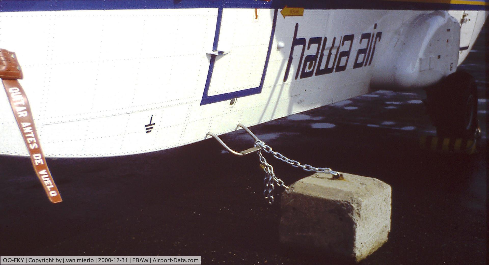 OO-FKY, 1983 CASA C-212-200 Aviocar C/N 291, Arrested