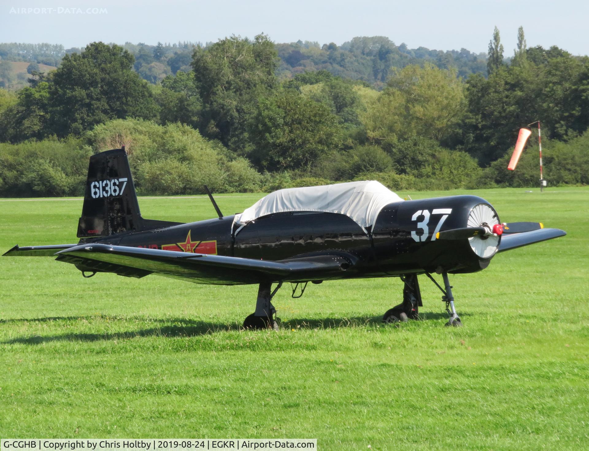 G-CGHB, 1988 Nanchang CJ-6A Chujiao C/N 4532009, Redhill resident privately owned (looking remarkably like a Yak 18)