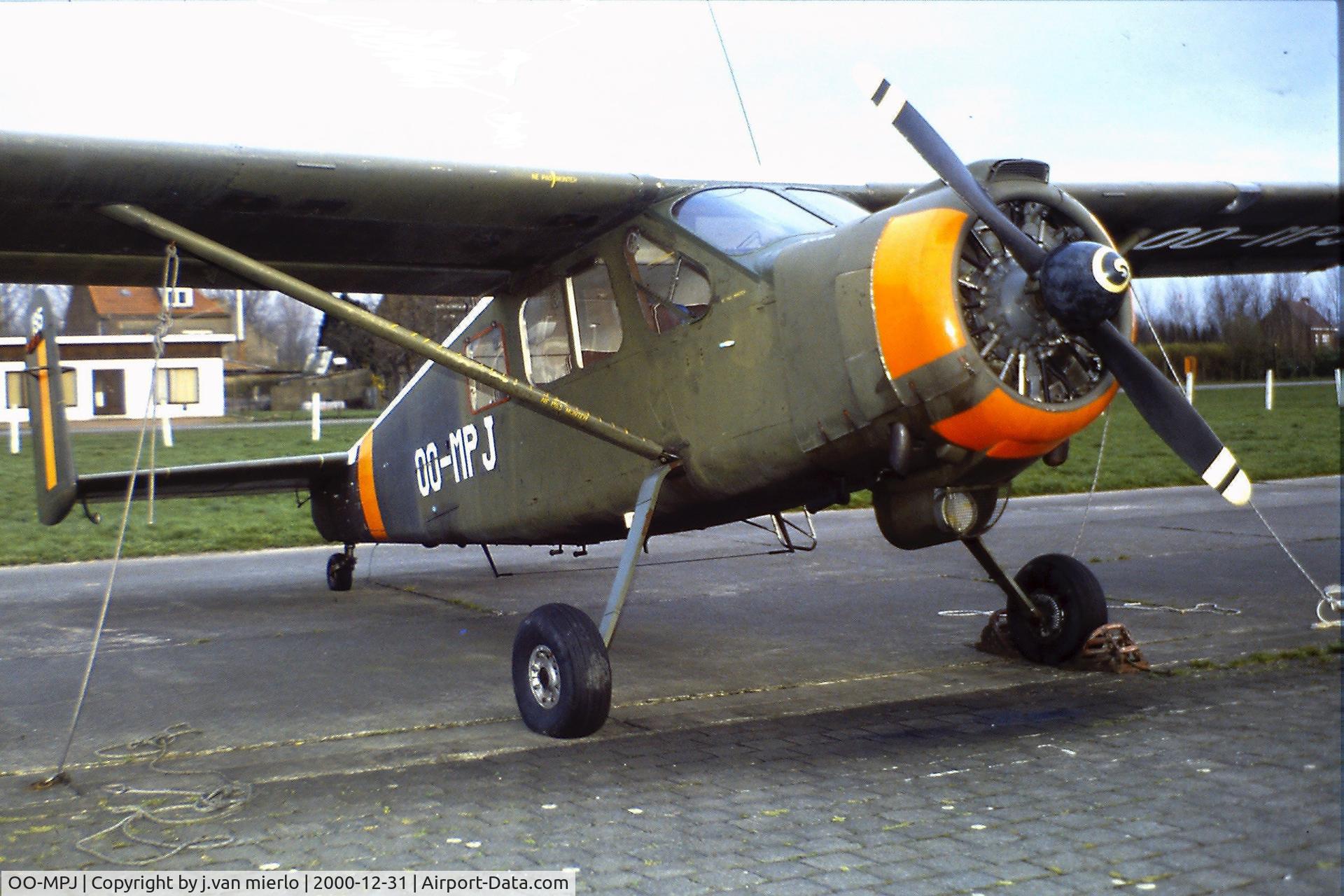 OO-MPJ, 1960 Max Holste MH-1521M Broussard C/N 195, Belgium
