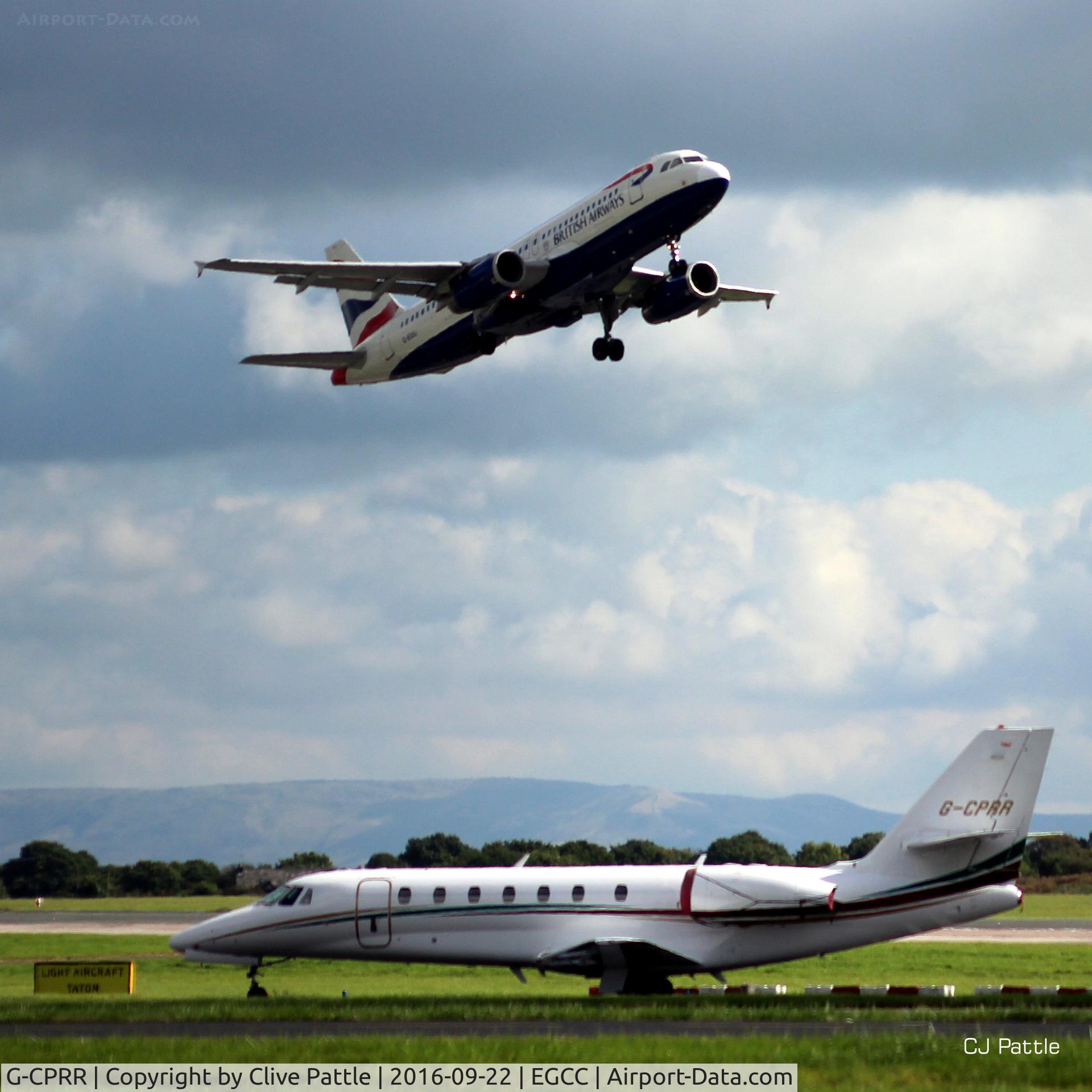 G-CPRR, 2009 Cessna 680 Citation Sovereign C/N 680-0276, EGCC Action