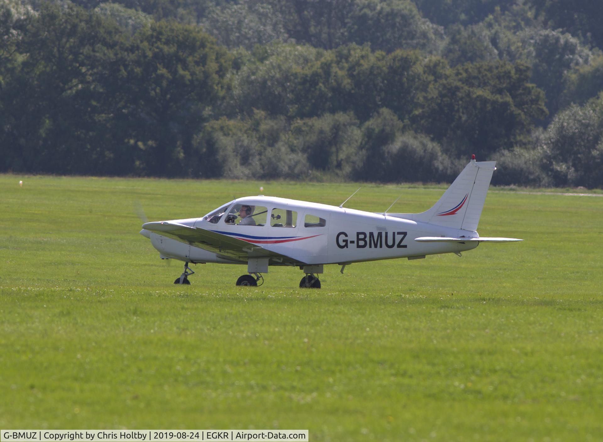G-BMUZ, 1981 Piper PA-28-161 Cherokee Warrior II C/N 28-8016329, Warrior II resident now at Redhill