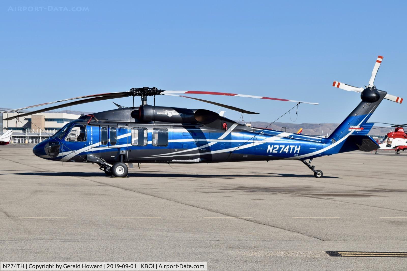 N274TH, 1979 Sikorsky UH-60A Black Hawk C/N 70091, Parked on the north GA ramp.