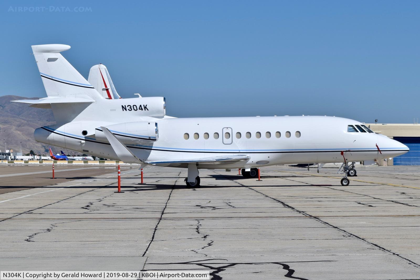 N304K, 2016 Dassault Falcon 900EX C/N 304, Parked on the south GA ramp.