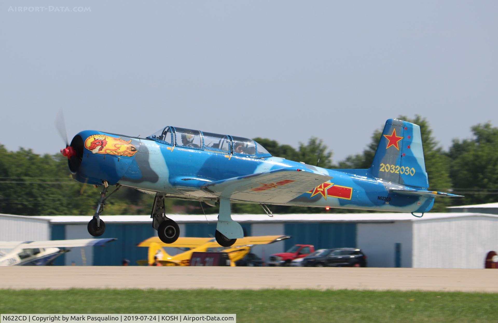 N622CD, 1977 Nanchang CJ-6A C/N 2032030, Nanchang CJ-6A