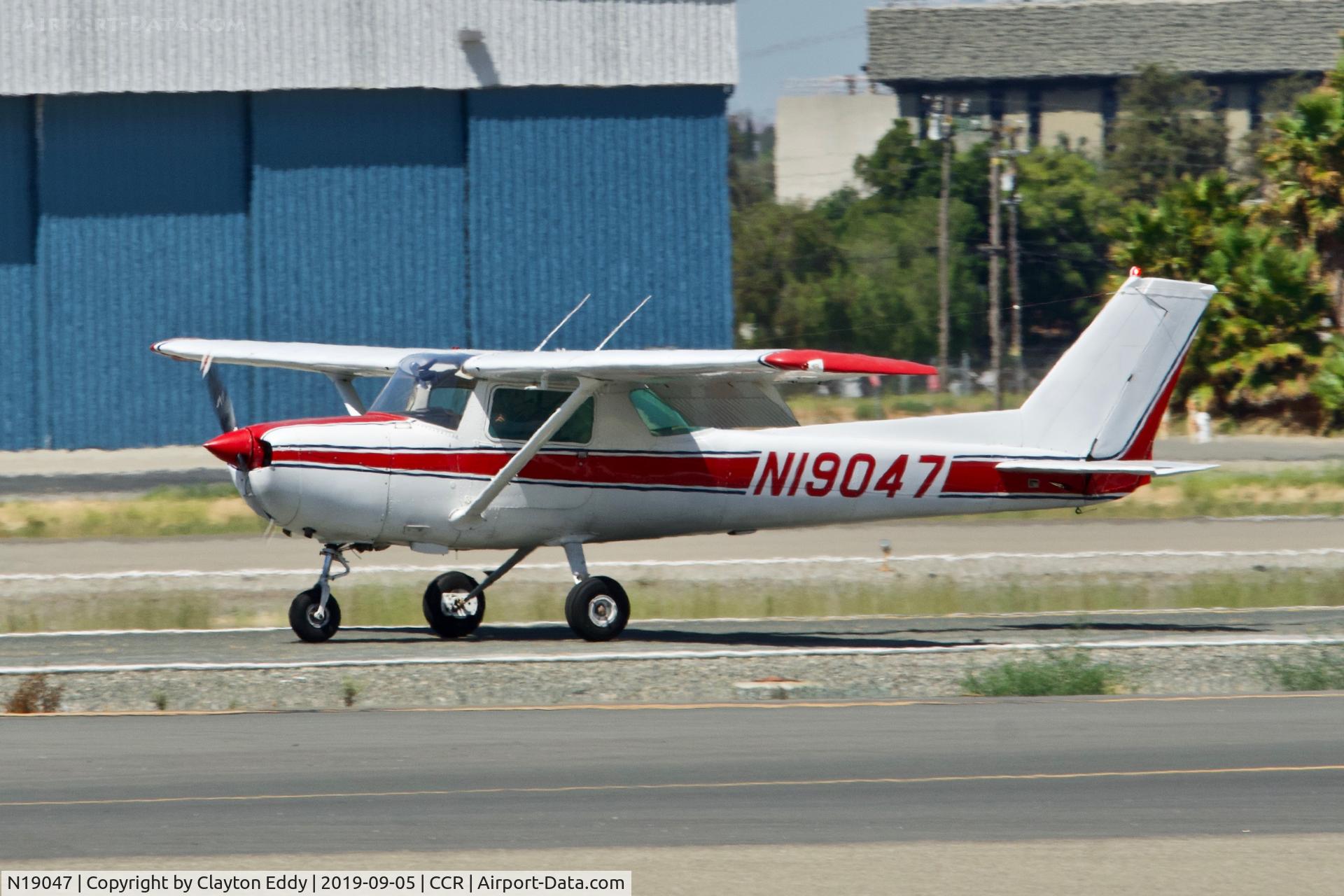 N19047, 1972 Cessna 150L C/N 15074124, Buchanan Field Concord California 2019.