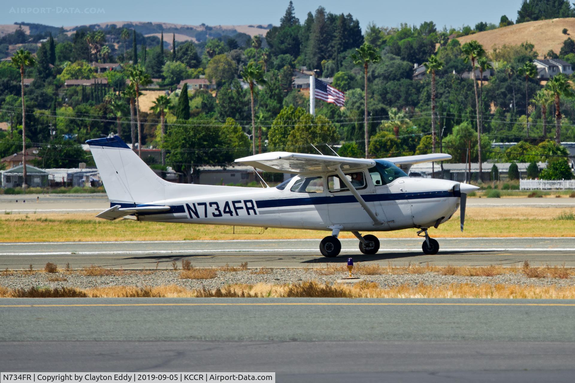 N734FR, 1977 Cessna 172N C/N 17268824, Buchanan Field Concord California 2019.