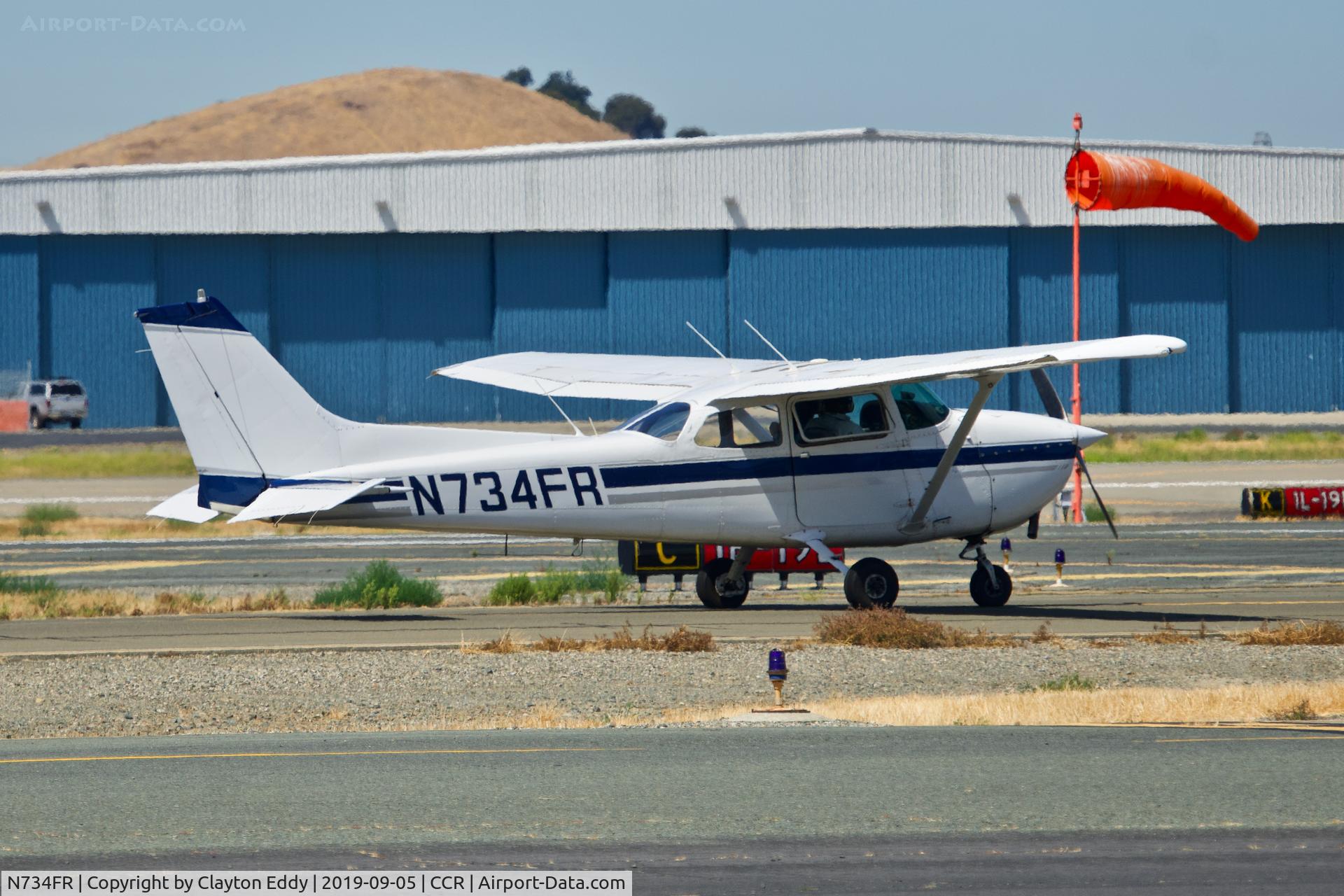 N734FR, 1977 Cessna 172N C/N 17268824, Buchanan Field Concord California 2019.