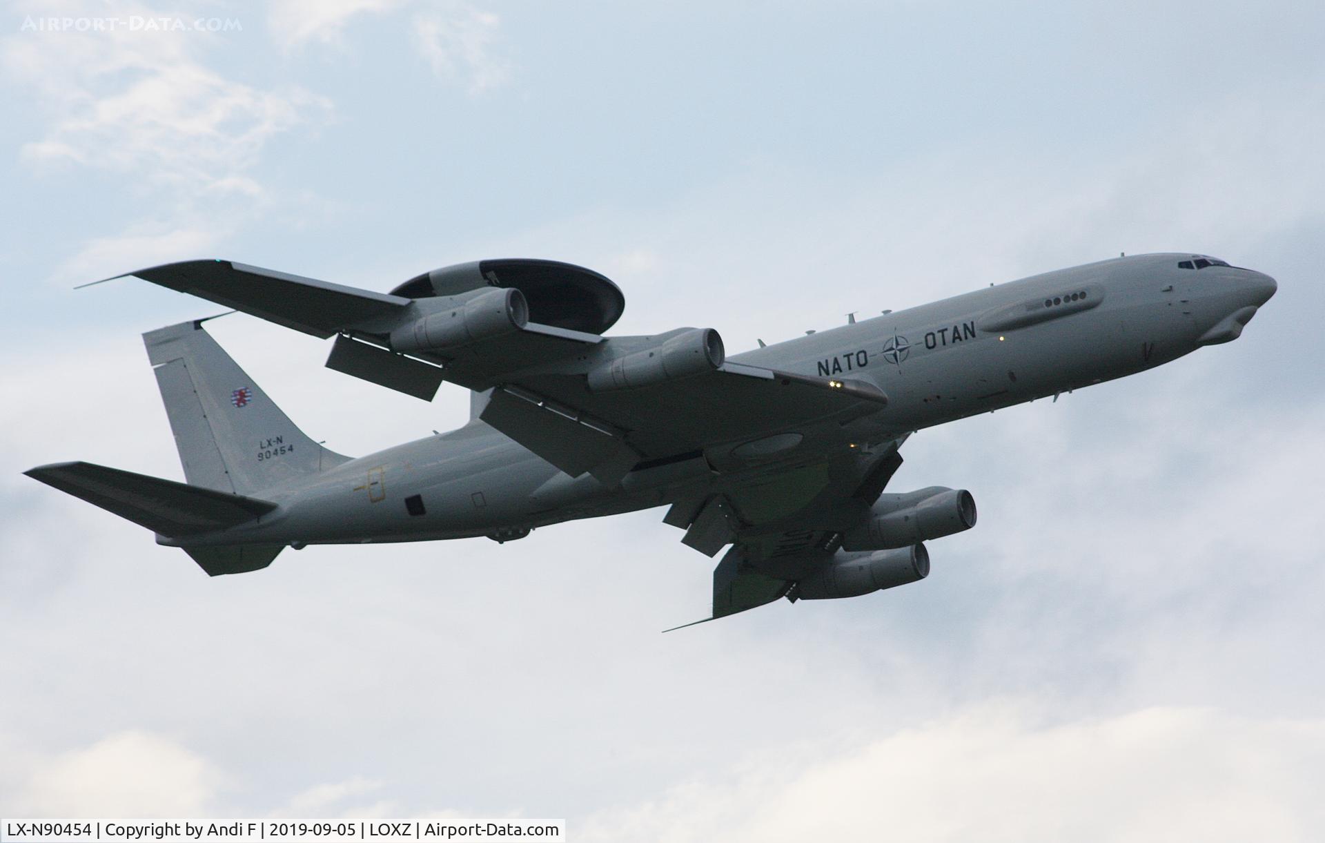 LX-N90454, 1983 Boeing E-3A Sentry C/N 22849, Nato  Boeing E-3 Sentry