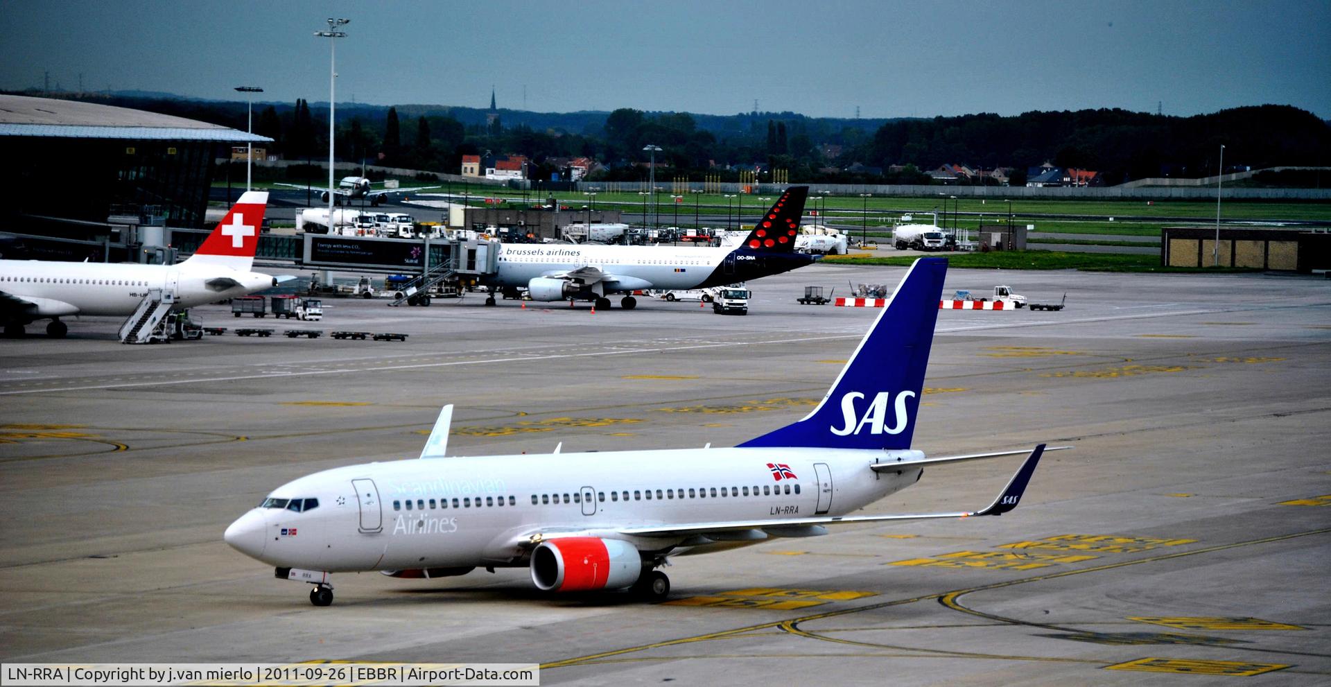 LN-RRA, 2007 Boeing 737-783 C/N 30471, Taxiing at Brussels