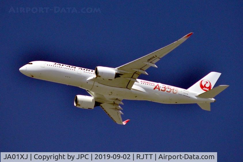 JA01XJ, 2019 Airbus A350-941 C/N 321, Starting now to operate