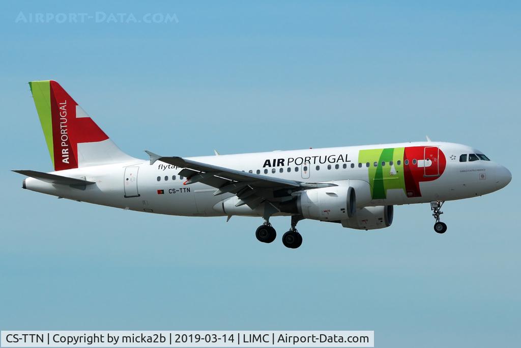 CS-TTN, 1999 Airbus A319-111 C/N 1120, Landing