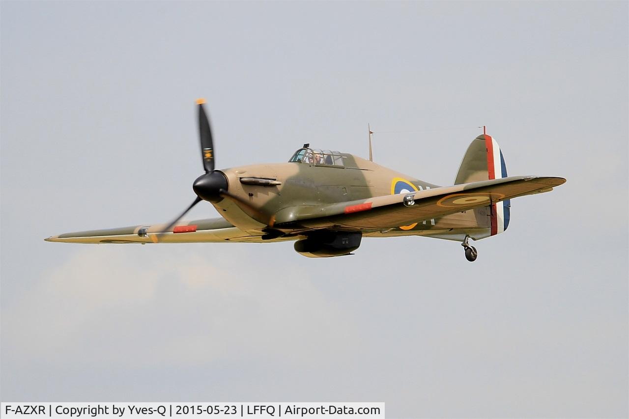 F-AZXR, Hawker Hurricane IIA C/N Not found ZK-TPK, Hawker Hurricane Mk.IIa, On display, La Ferté-Alais airfield (LFFQ) Airshow 2015