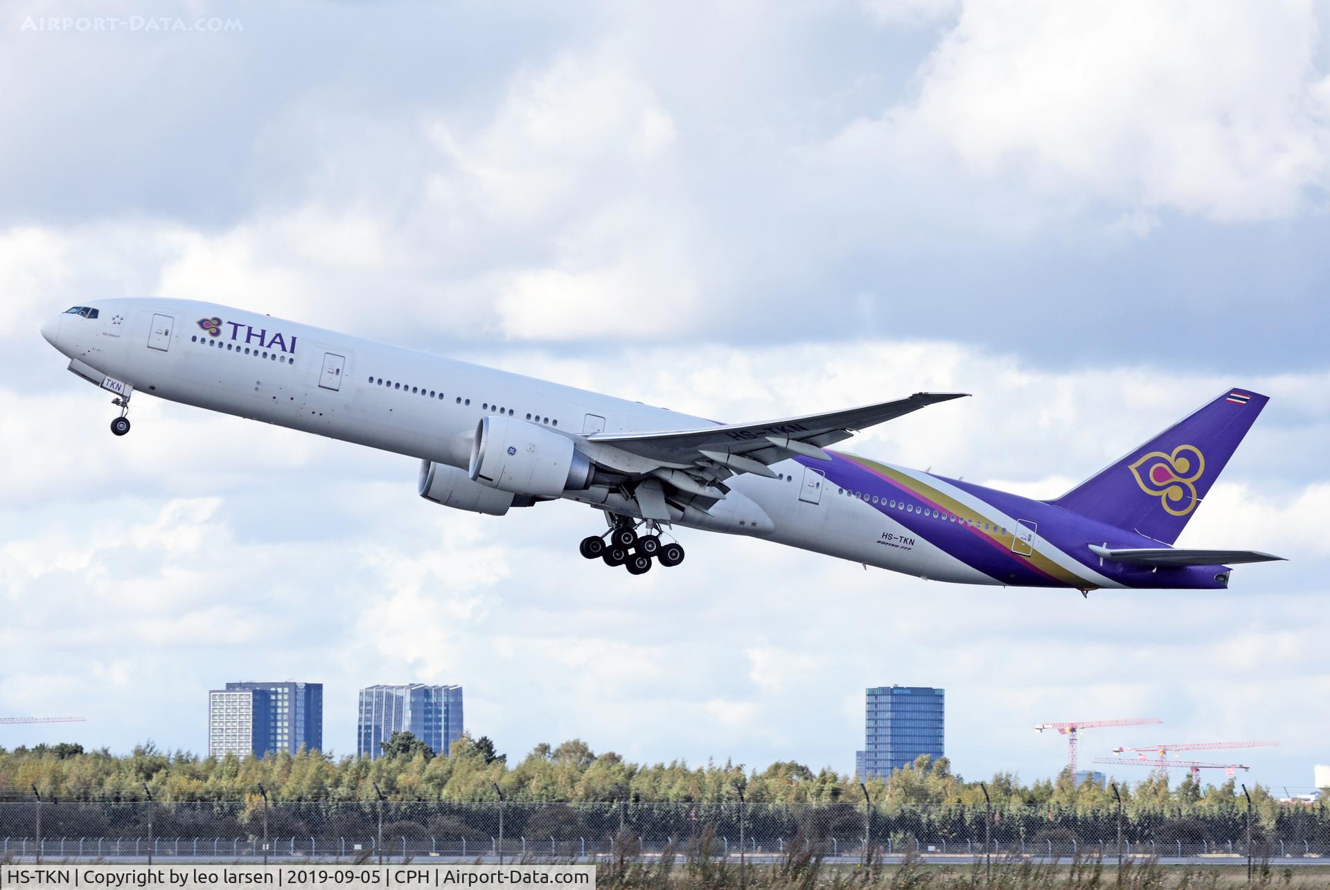 HS-TKN, 2013 Boeing 777-3AL/ER C/N 41523, Copenhagen 5.9.2019