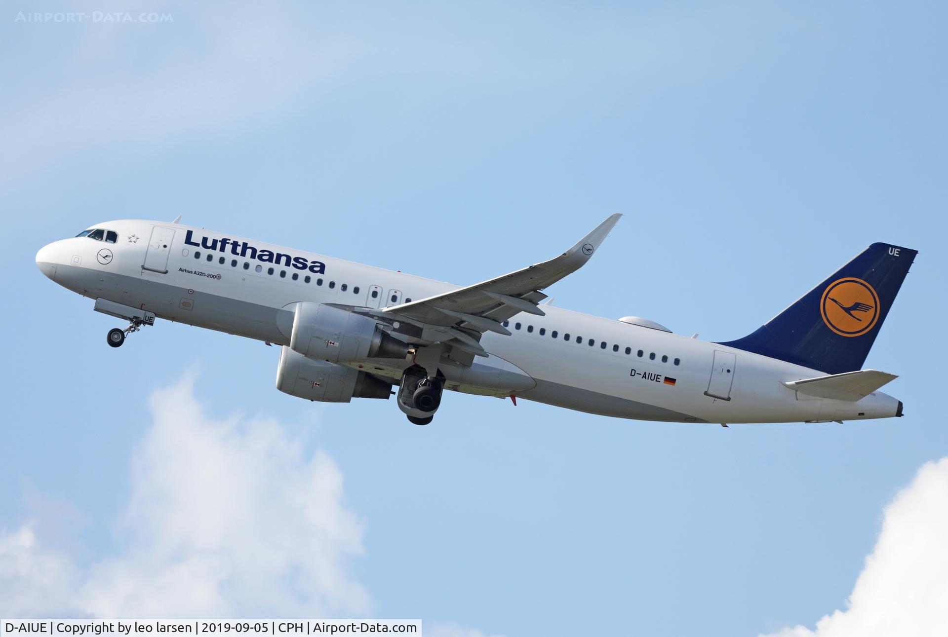 D-AIUE, 2014 Airbus A320-214 C/N 6092, Copenhagen 5.9.2019