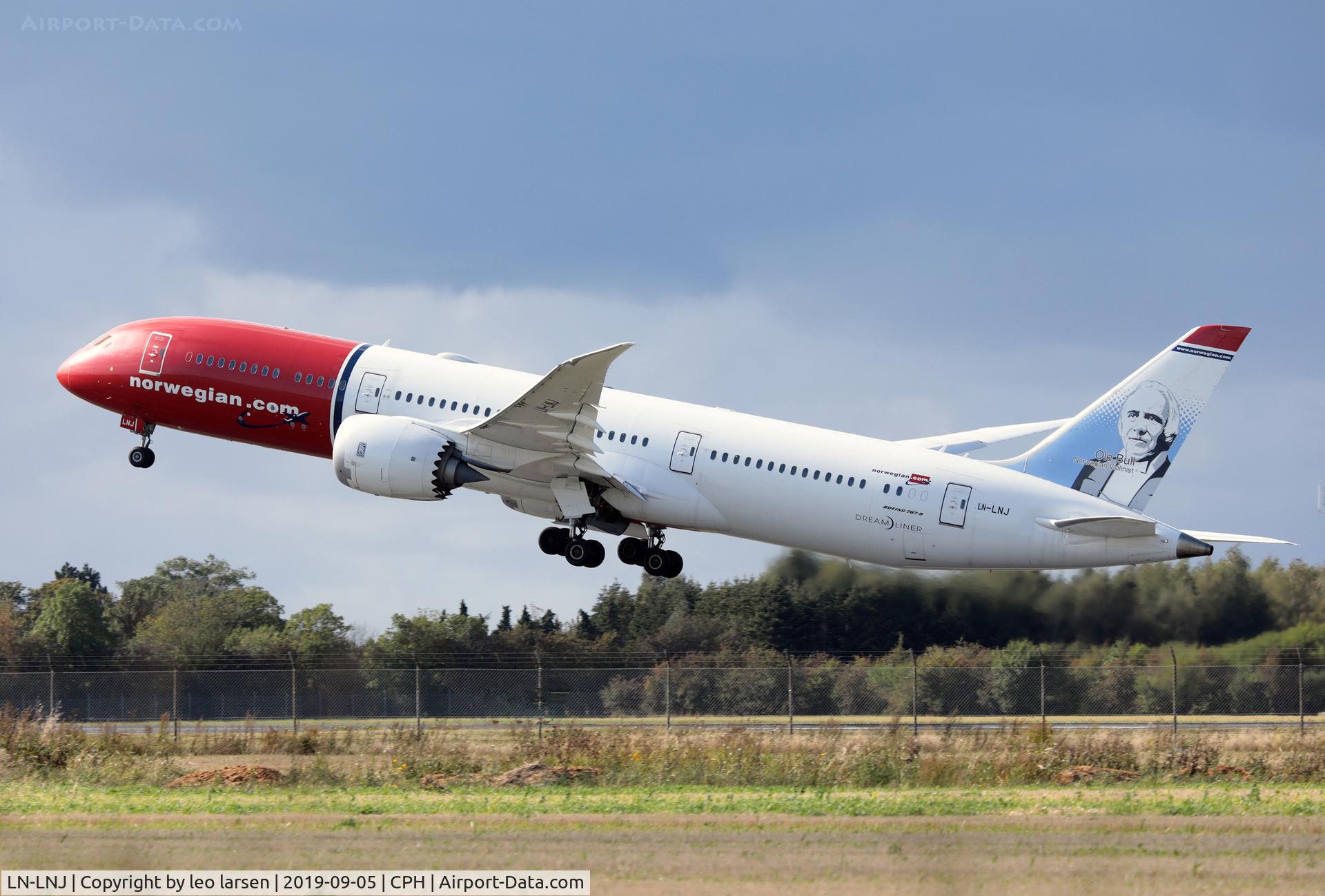 LN-LNJ, 2016 Boeing 787-9 Dreamliner C/N 37308, Copenhagen 5.9.2019