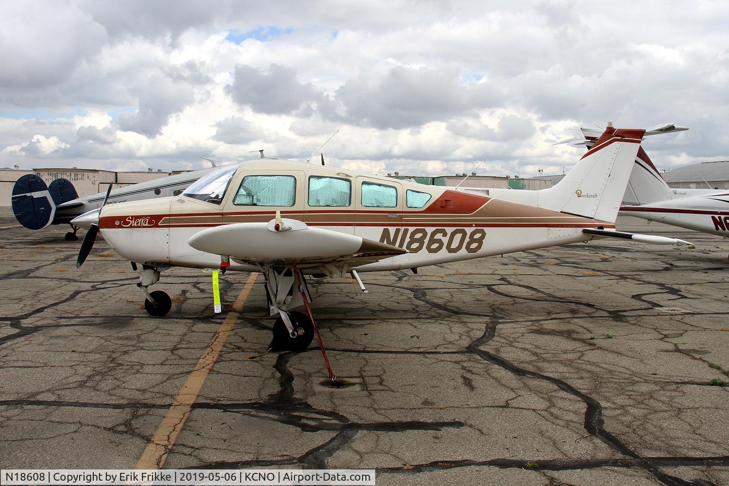 N18608, 1981 Beech C24R C/N MC-768, Seen in Chino