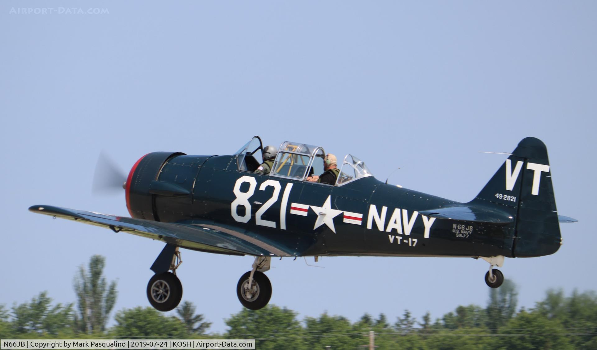 N66JB, 1949 North American T-6G Texan C/N 168-19, North American T-6G