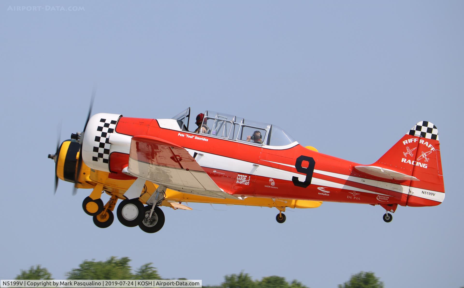N5199V, 1960 North American SNJ-5 Texan C/N 43875, North American SNJ-5