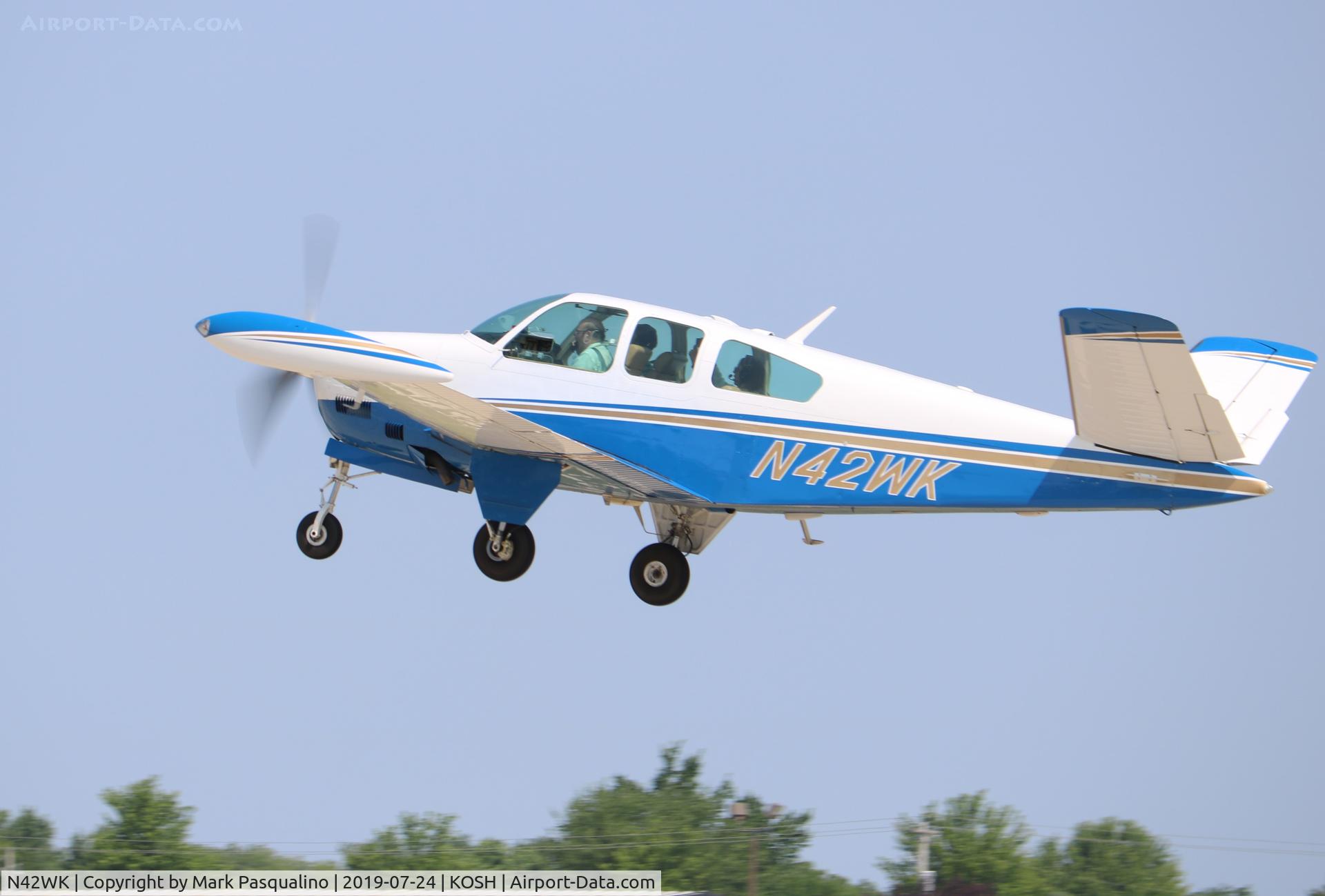 N42WK, 1964 Beech S35 Bonanza C/N D-7390, Beech S35