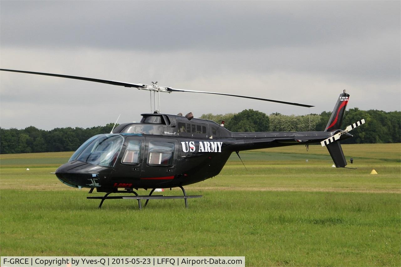 F-GRCE, Bell 206B JetRanger III C/N 1679, Bell 206B JetRanger III, La Ferté-Alais airfield (LFFQ) Air show 2015