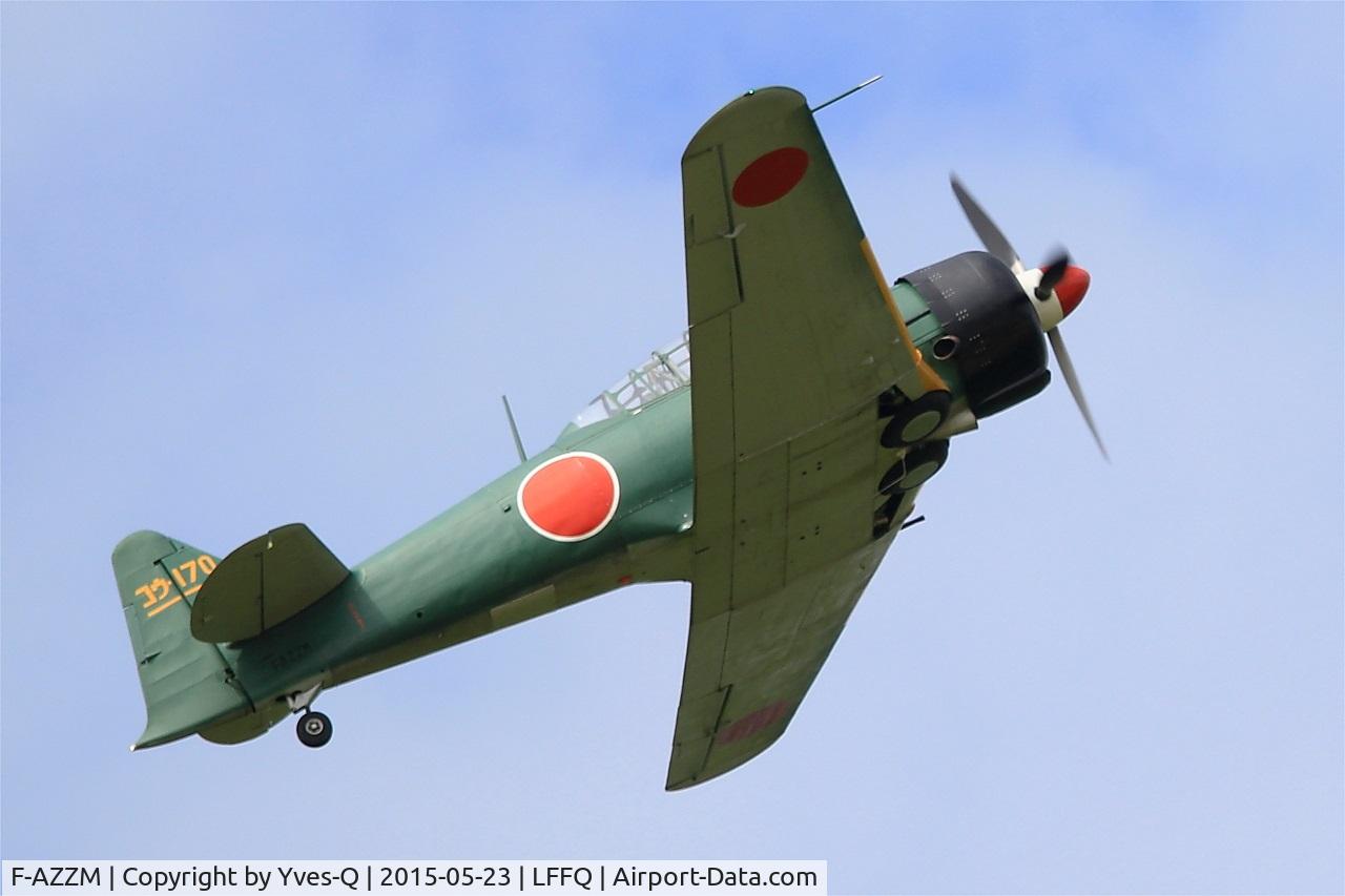 F-AZZM, 2000 North American AT-6B Texan C/N SA-32, North American AT-6B Texan, On display, La Ferté-Alais airfield (LFFQ) Air show 2015