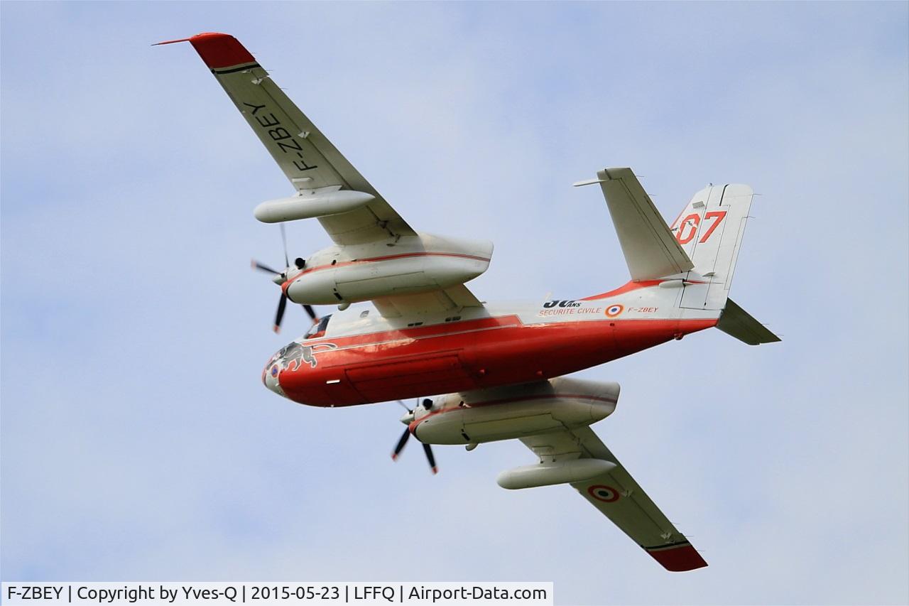 F-ZBEY, Grumman TS-2A/Conair Turbo Firecat C/N 400 (017), Grumman TS-2A-Conair Turbo Firecat, On display, La Ferté-Alais airfield (LFFQ) Airshow 2015