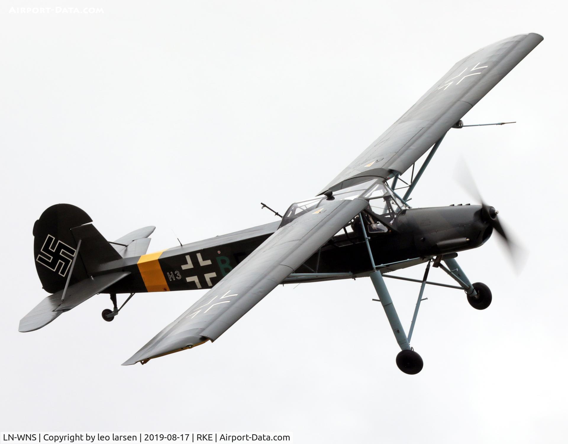 LN-WNS, 1949 Morane-Saulnier MS-500 Criquet C/N 394, Roskilde Air Show 17.8.2019