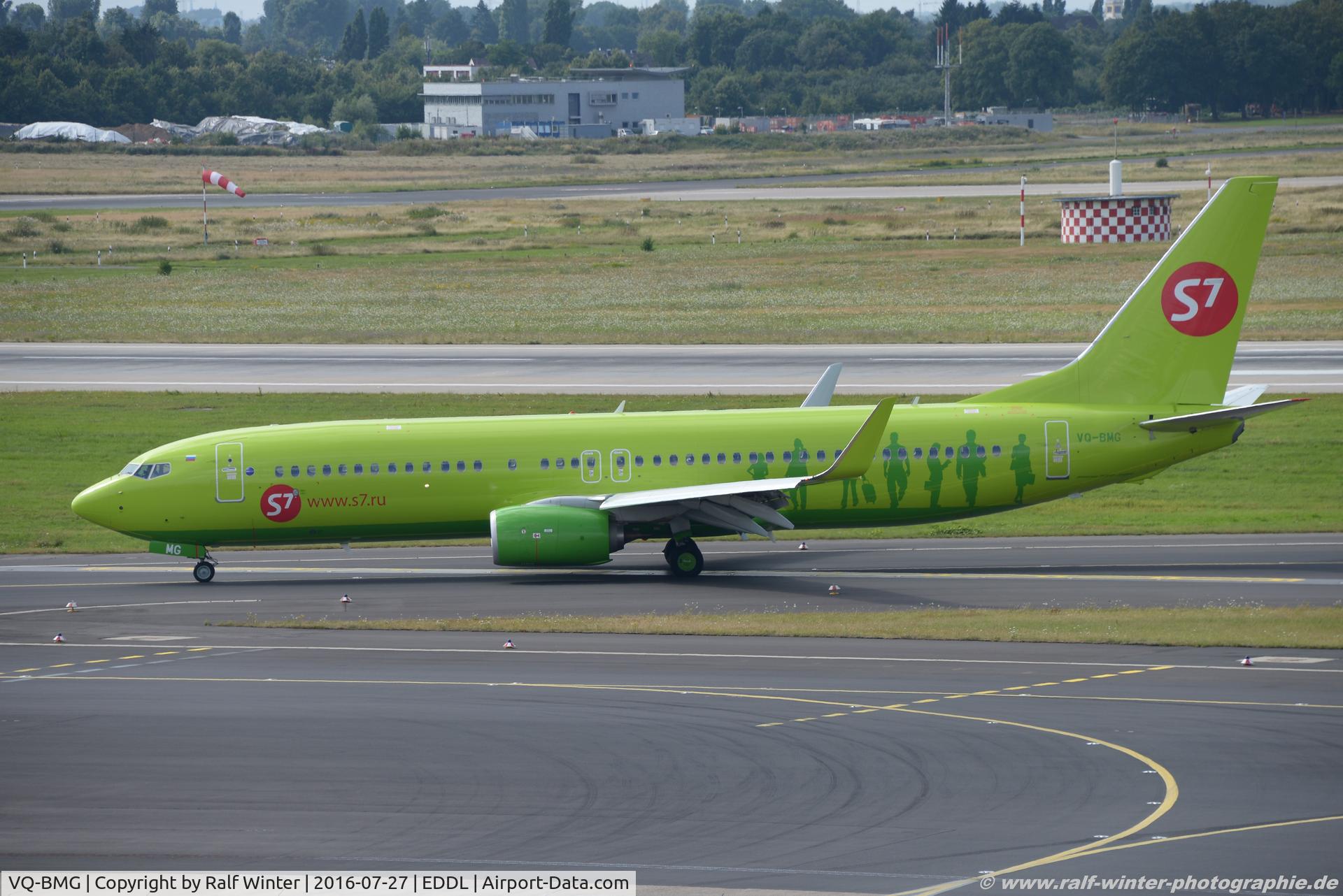 VQ-BMG, 2014 Boeing 737-8LP C/N 41841, Boeing 737-8LP - S7 SBI S7 Airlines - 41841 - VQ-BMG - 27.07.2016 - DUS