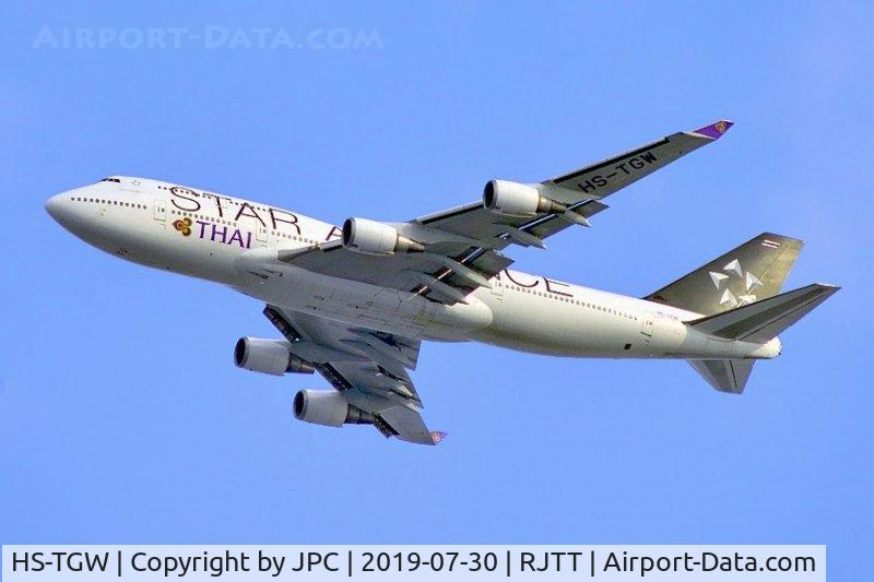 HS-TGW, 1997 Boeing 747-4D7 C/N 27724, Star Alliance ivery