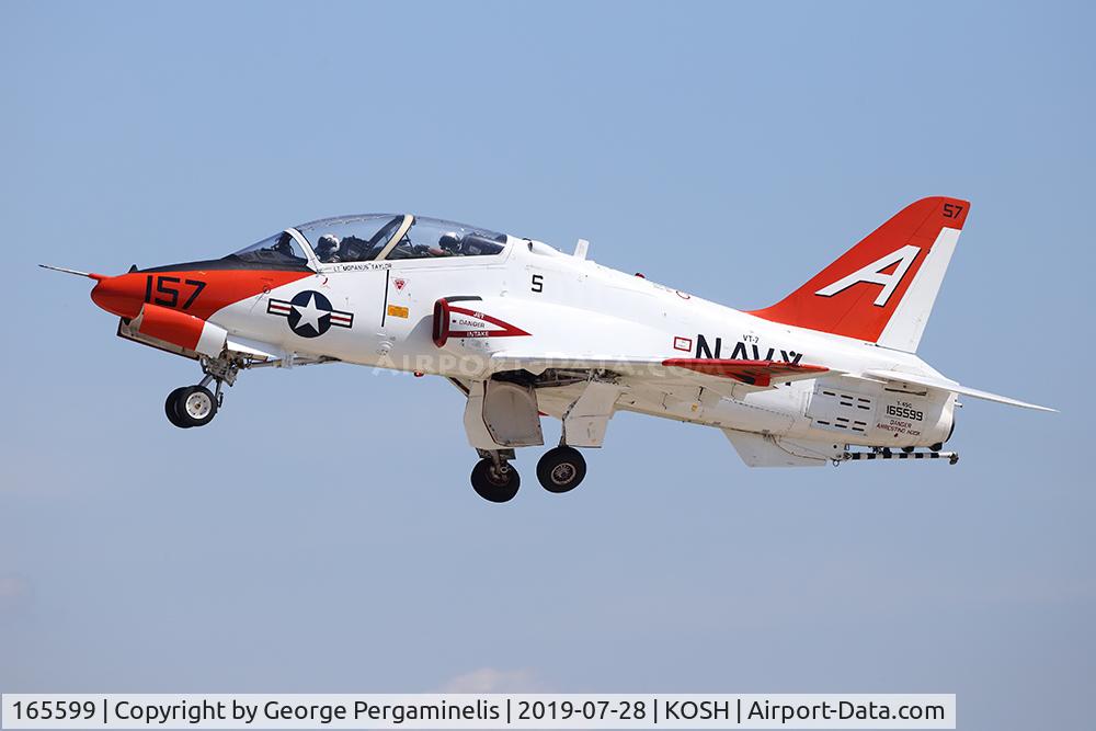 165599, Boeing T-45C Goshawk C/N C057, Departing from runway 27.