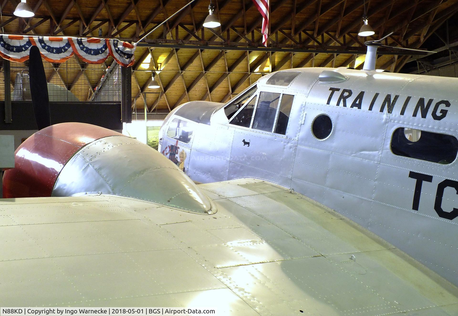 N88KD, 1944 Beech AT-11 Kansan C/N 929, Beechcraft AT-11 Kansan at the Hangar 25 Air Museum, Big Spring McMahon-Wrinkle Airport, Big Spring TX