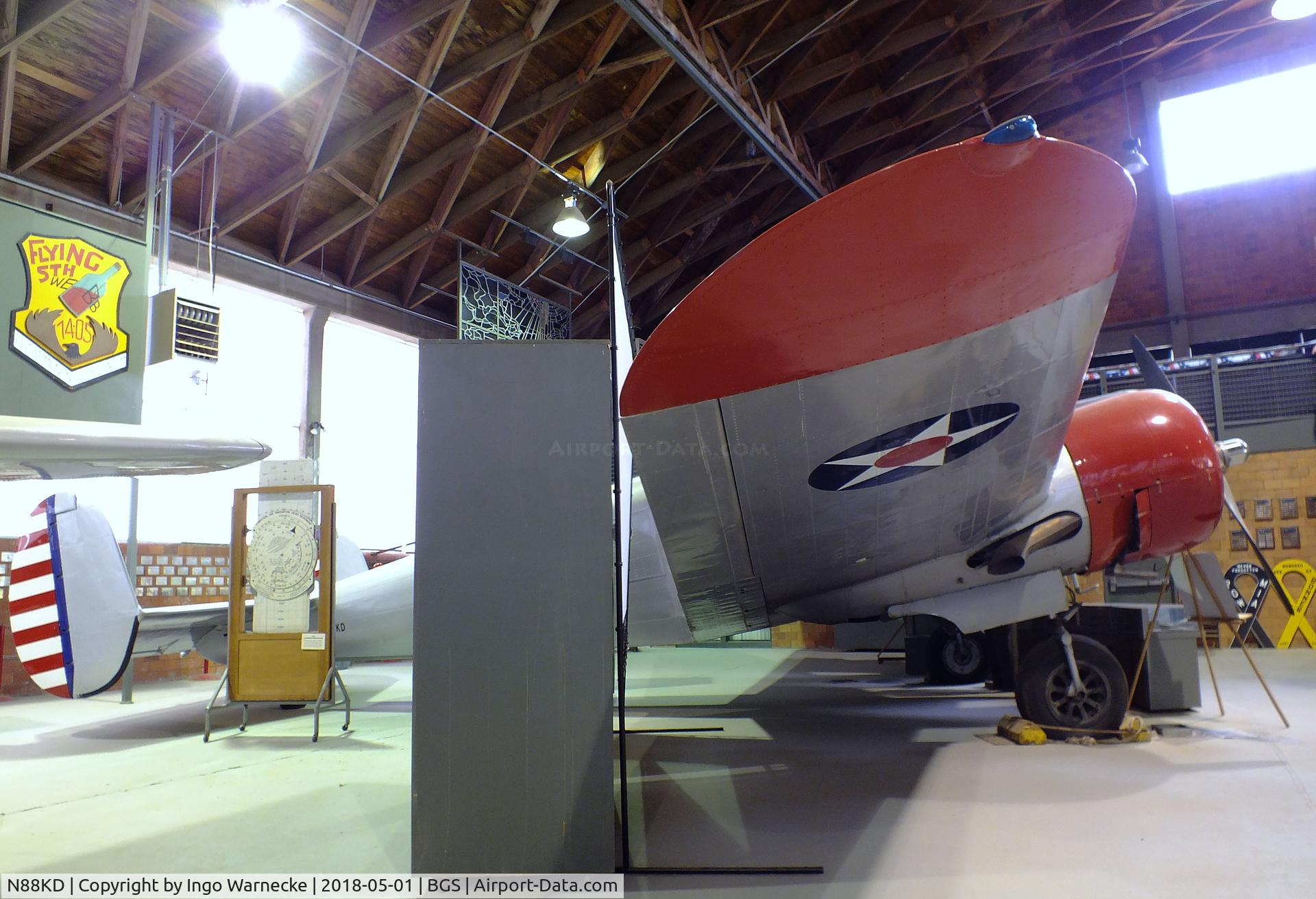 N88KD, 1944 Beech AT-11 Kansan C/N 929, Beechcraft AT-11 Kansan at the Hangar 25 Air Museum, Big Spring McMahon-Wrinkle Airport, Big Spring TX