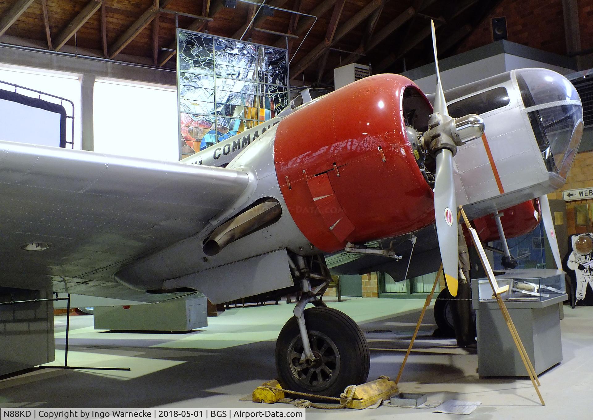 N88KD, 1944 Beech AT-11 Kansan C/N 929, Beechcraft AT-11 Kansan at the Hangar 25 Air Museum, Big Spring McMahon-Wrinkle Airport, Big Spring TX