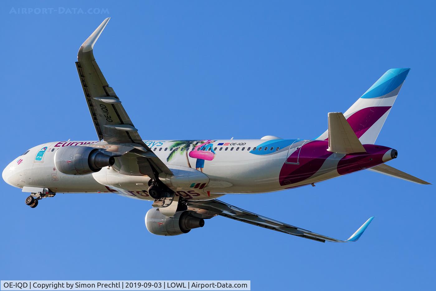 OE-IQD, 2016 Airbus A320-214 C/N 7056, OE-IQD @ Linz Airport
