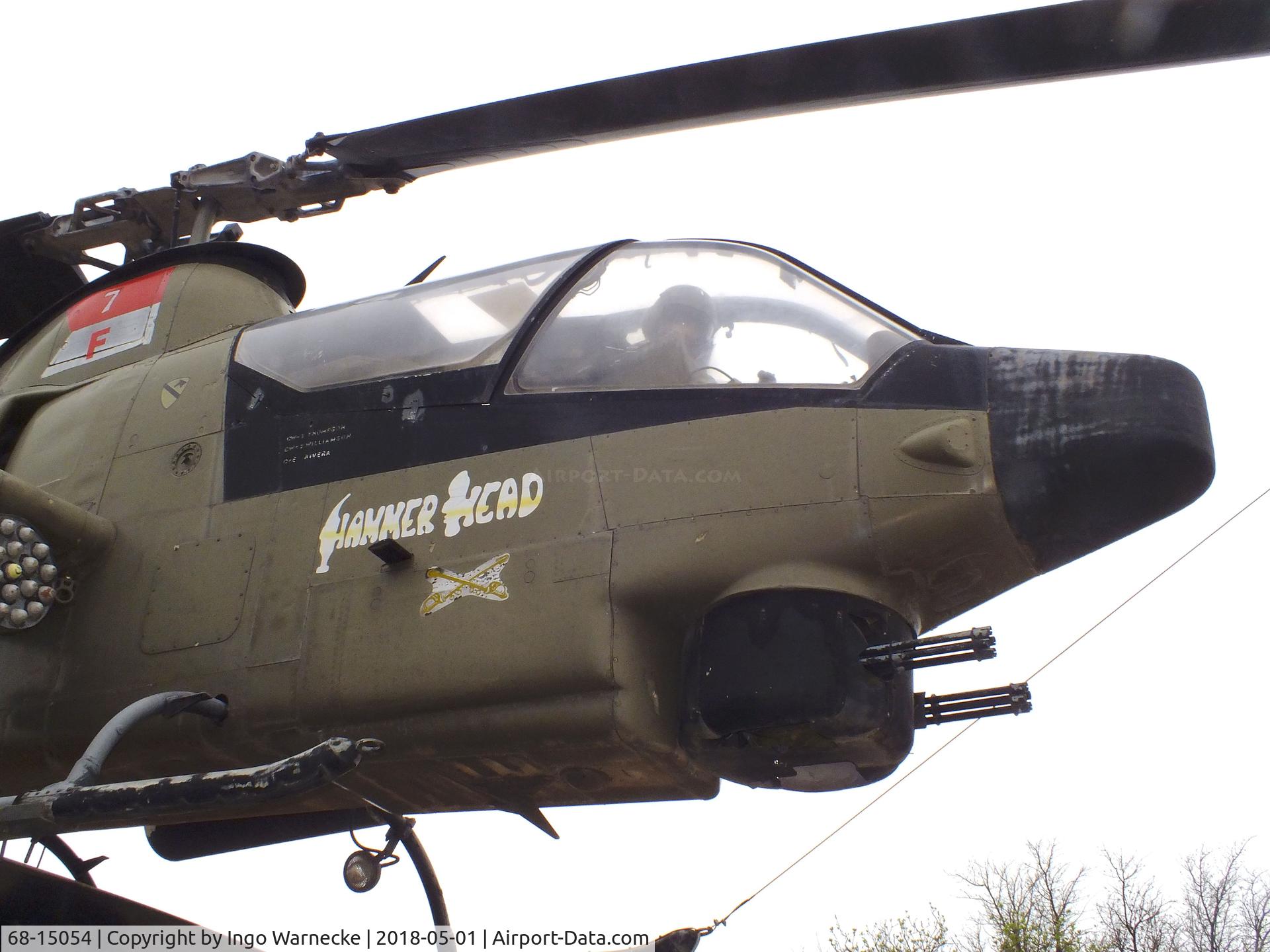 68-15054, 1968 Bell AH-1S Cobra C/N 20588, Bell AH-1S Cobra at the Vietnam Memorial, Big Spring TX