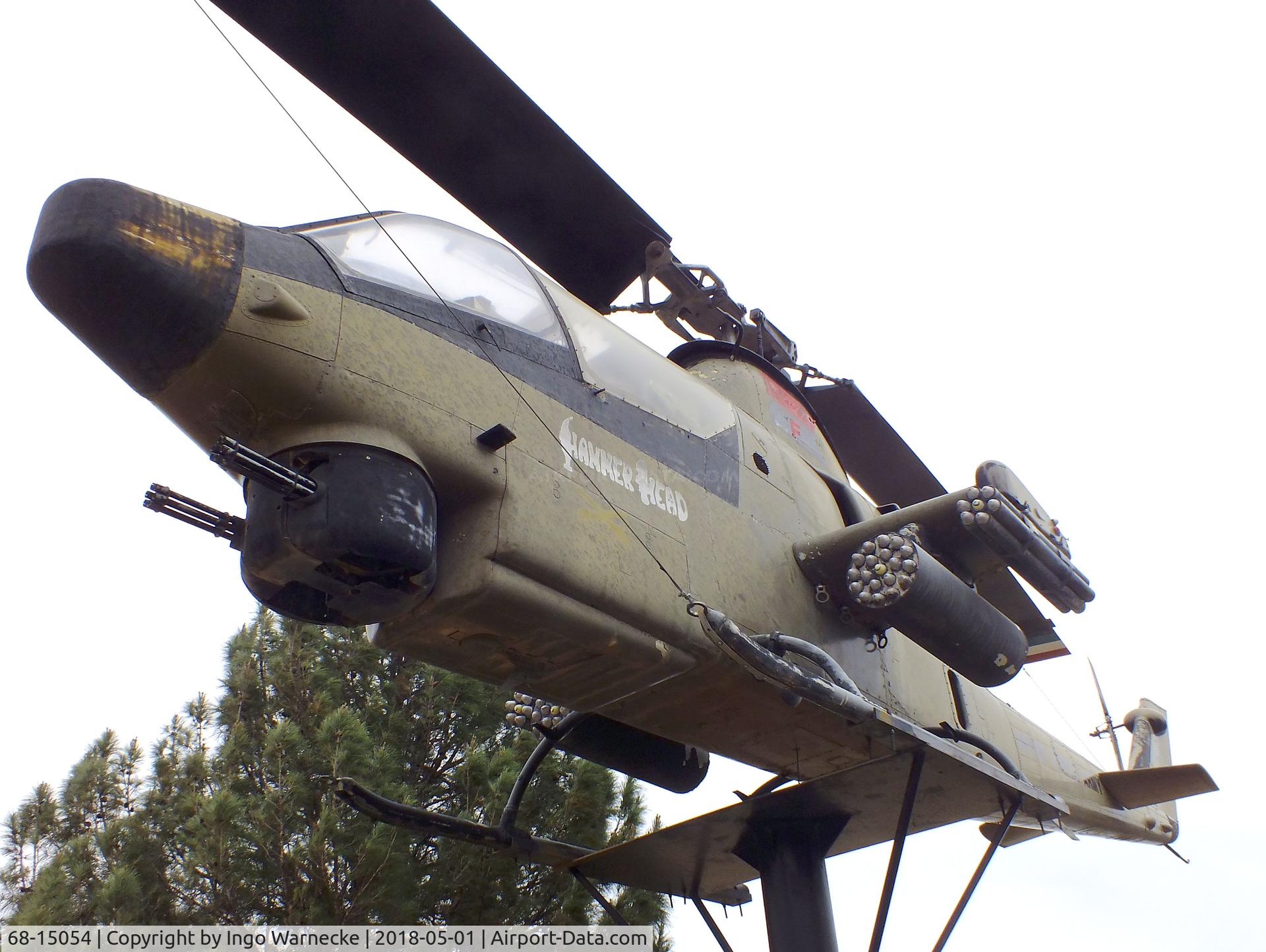 68-15054, 1968 Bell AH-1S Cobra C/N 20588, Bell AH-1S Cobra at the Vietnam Memorial, Big Spring TX