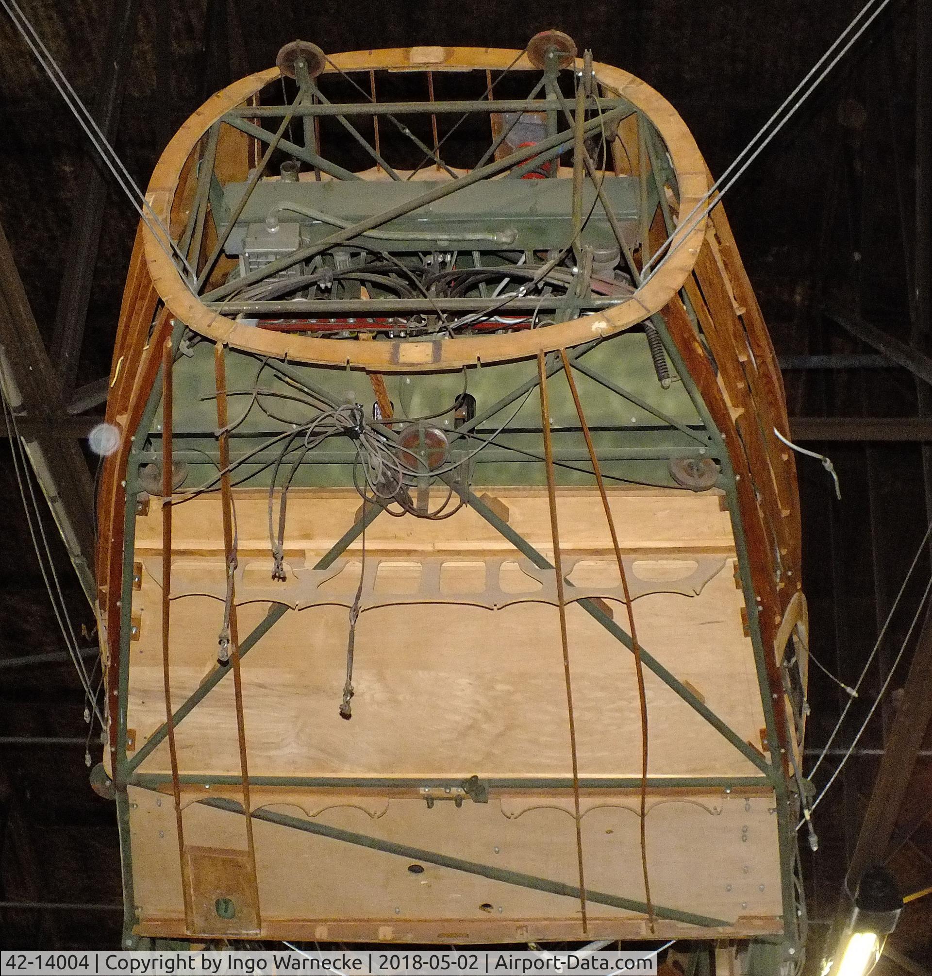 42-14004, 1943 Cessna UC-78 Bobcat C/N 2688, Cessna UC-78 Bobcat (fuselage minus skin and nose), possibly awaiting complete restoration, at the National WASP WW II Museum, Sweetwater TX