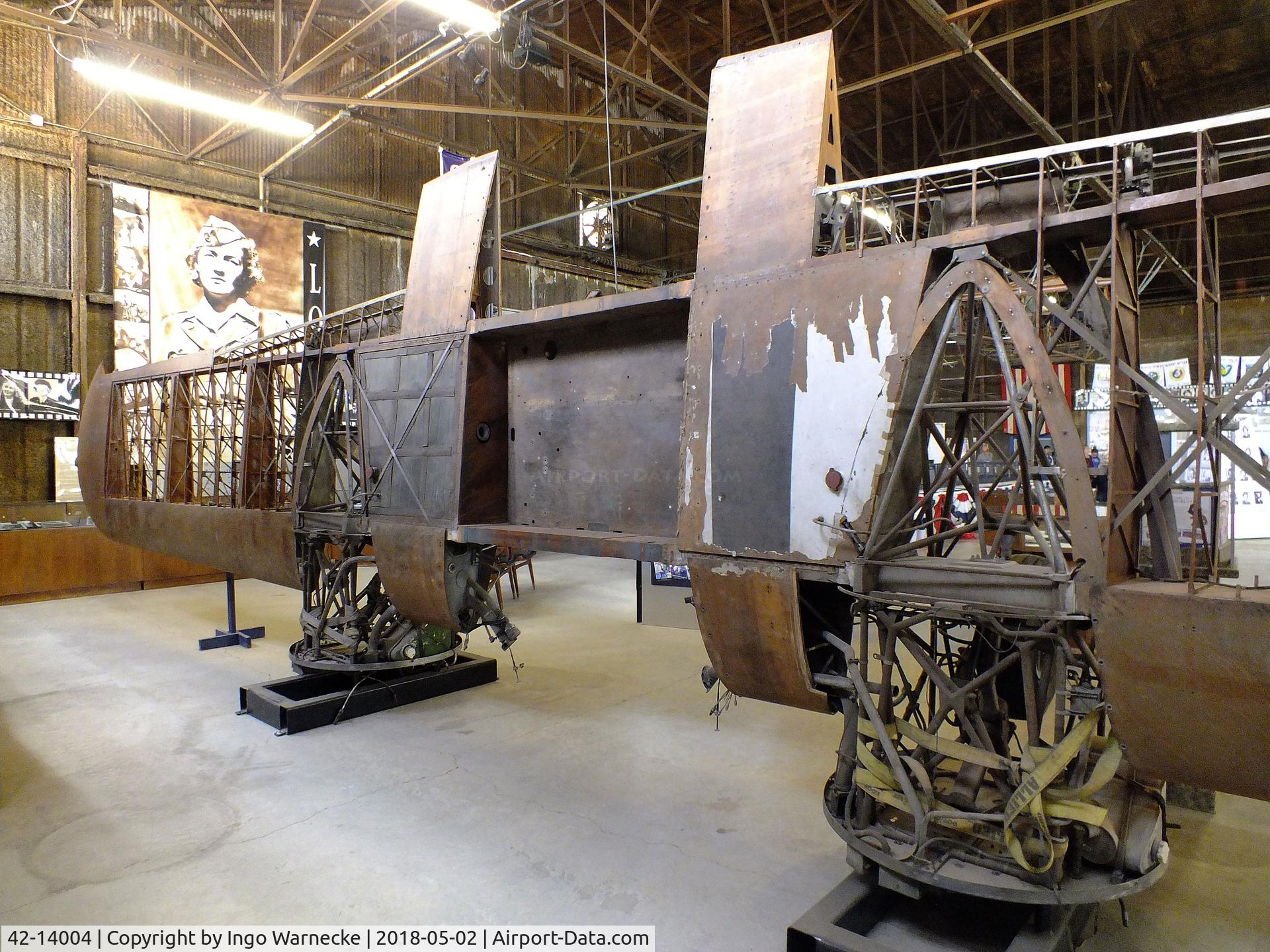 42-14004, 1943 Cessna UC-78 Bobcat C/N 2688, Cessna UC-78 Bobcat (wings minus skin and engines), possibly awaiting complete restoration, at the National WASP WW II Museum, Sweetwater TX