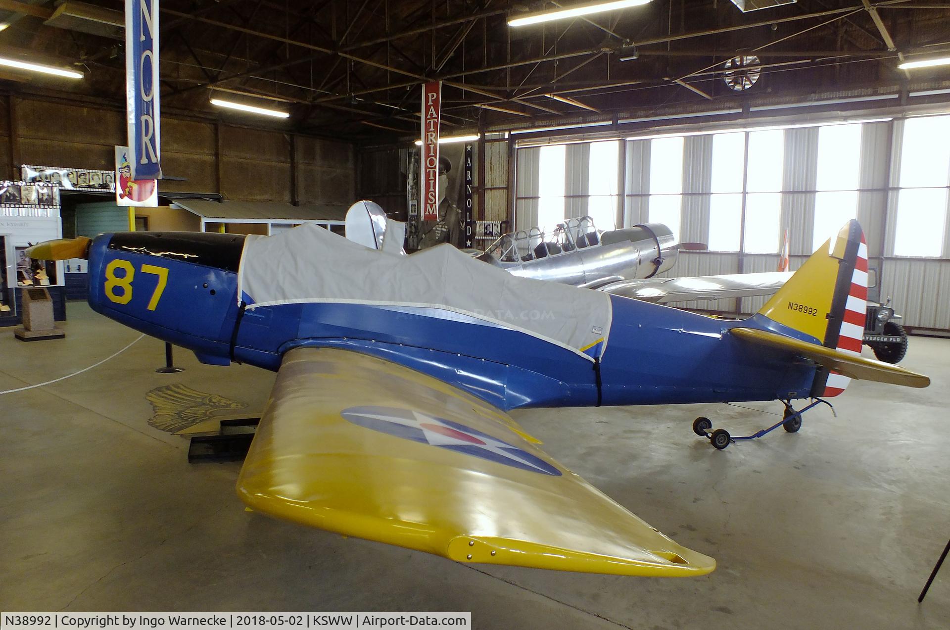 N38992, 1944 Fairchild PT-19 C/N 9014AE, Fairchild PT-19 at the National WASP WW II Museum, Sweetwater TX