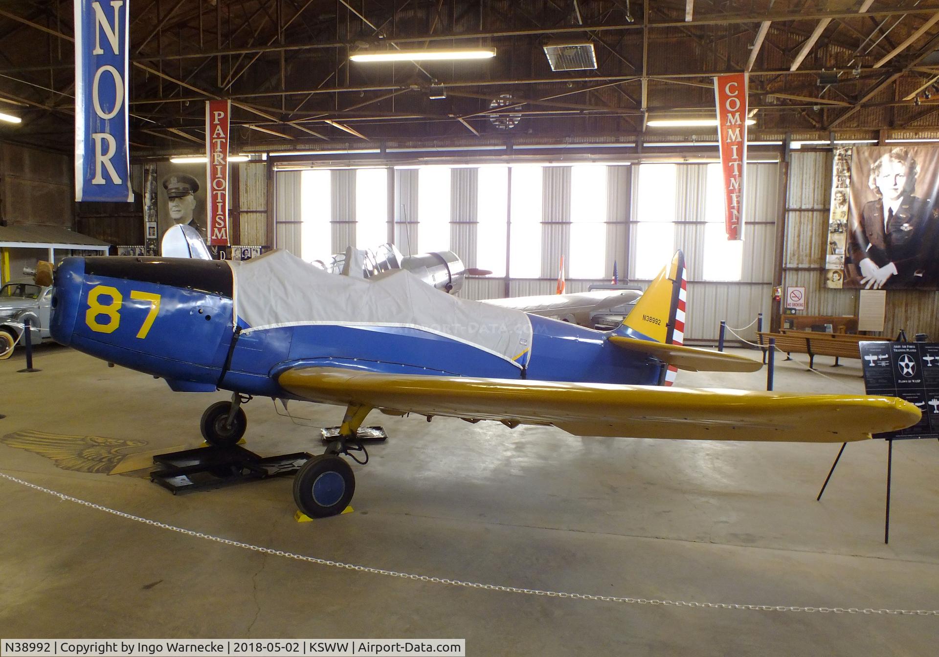 N38992, 1944 Fairchild PT-19 C/N 9014AE, Fairchild PT-19 at the National WASP WW II Museum, Sweetwater TX