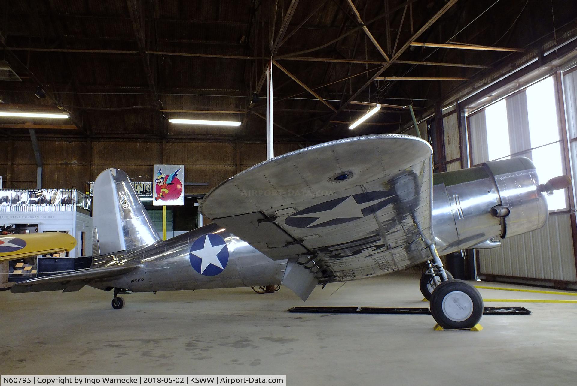 N60795, 1943 Consolidated Vultee BT-13A C/N 10514, Vultee BT-13A Valiant at the National WASP WW II Museum, Sweetwater TX