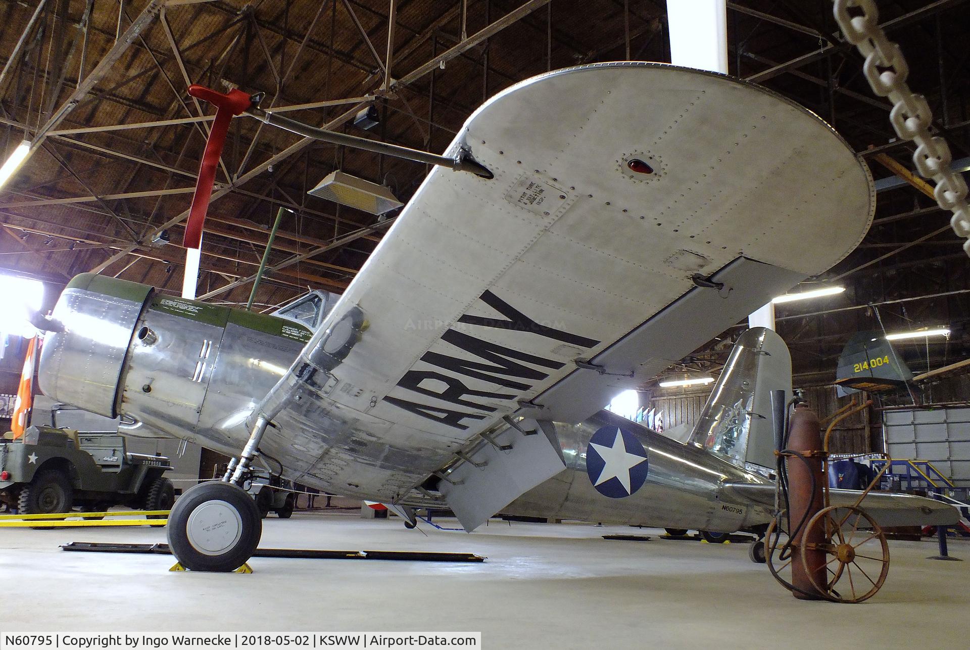 N60795, 1943 Consolidated Vultee BT-13A C/N 10514, Vultee BT-13A Valiant at the National WASP WW II Museum, Sweetwater TX