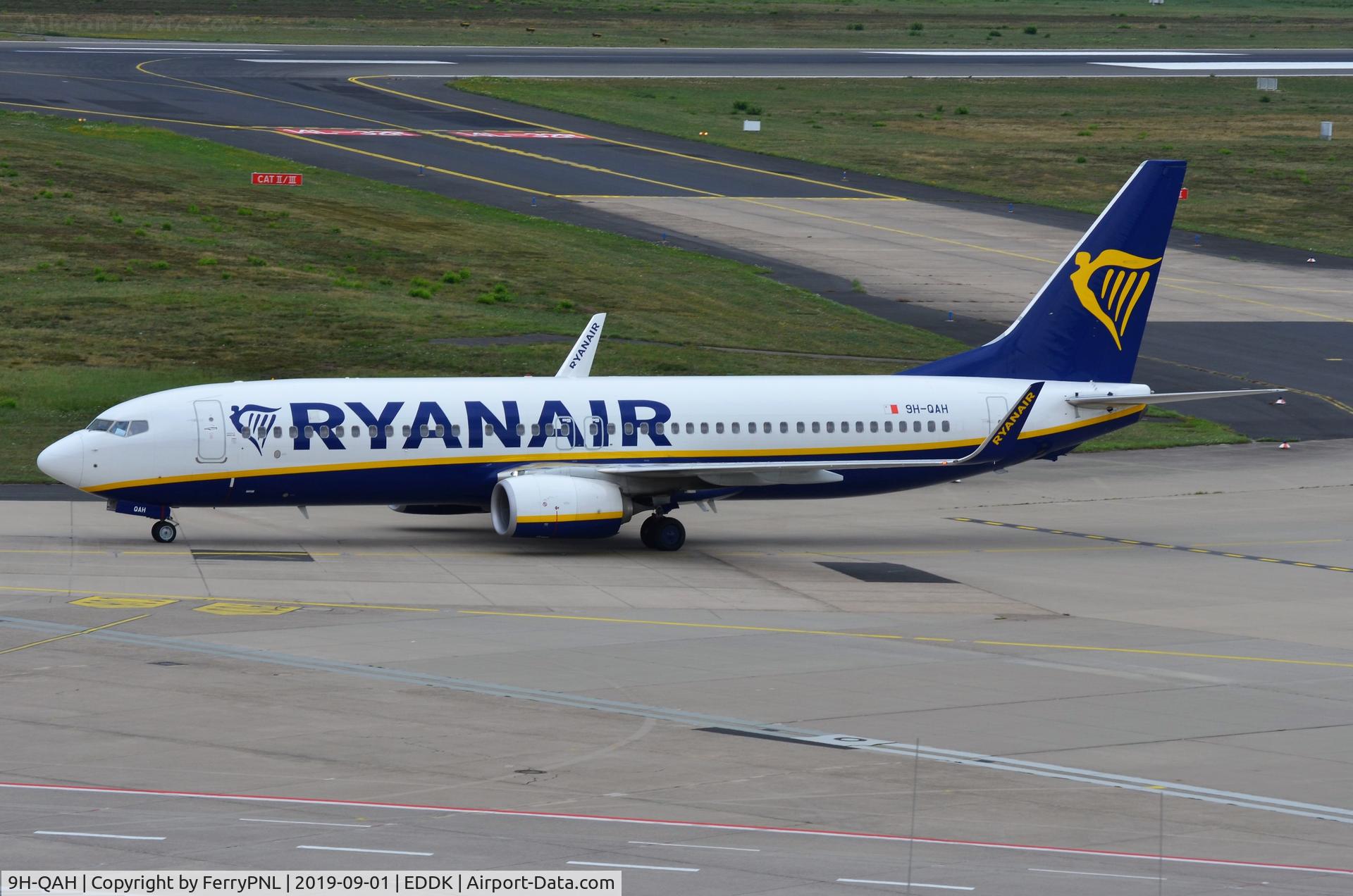 9H-QAH, 2018 Boeing 737-8AS C/N 44816, Ryanair B738
