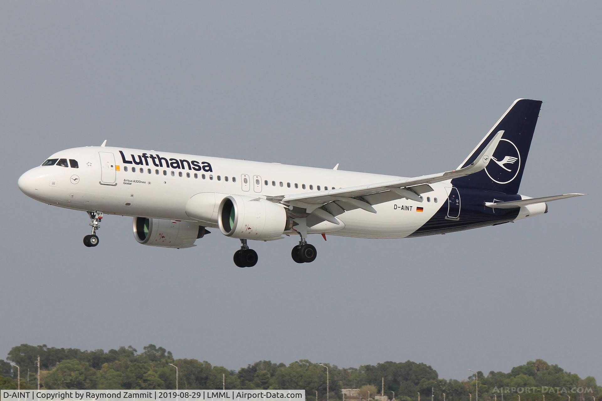 D-AINT, 2019 Airbus A320-271NEO C/N 8708, A320Neo D-AINT Lufthansa