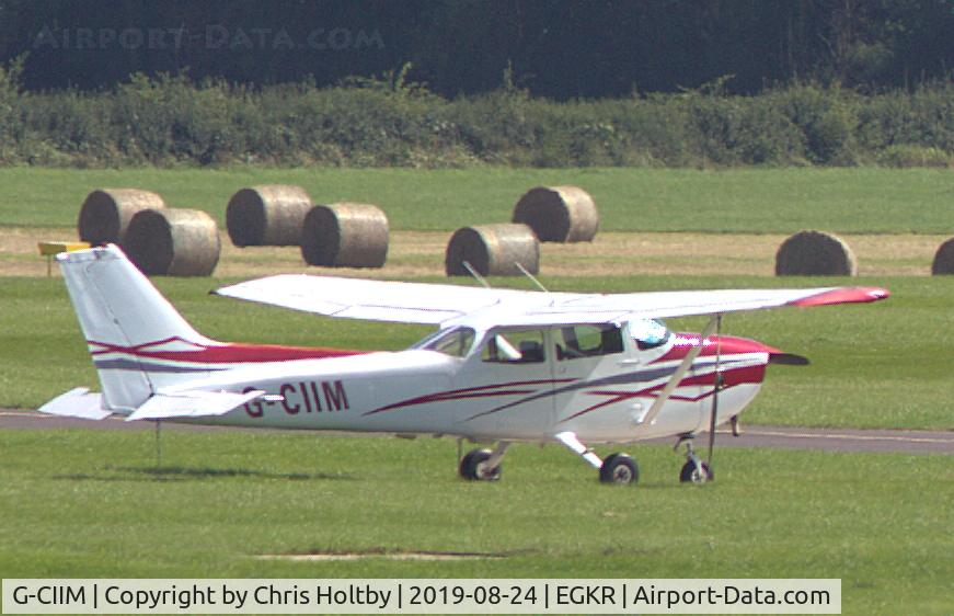 G-CIIM, 1980 Reims F172N Skyhawk C/N 1932, Parked at Redhill